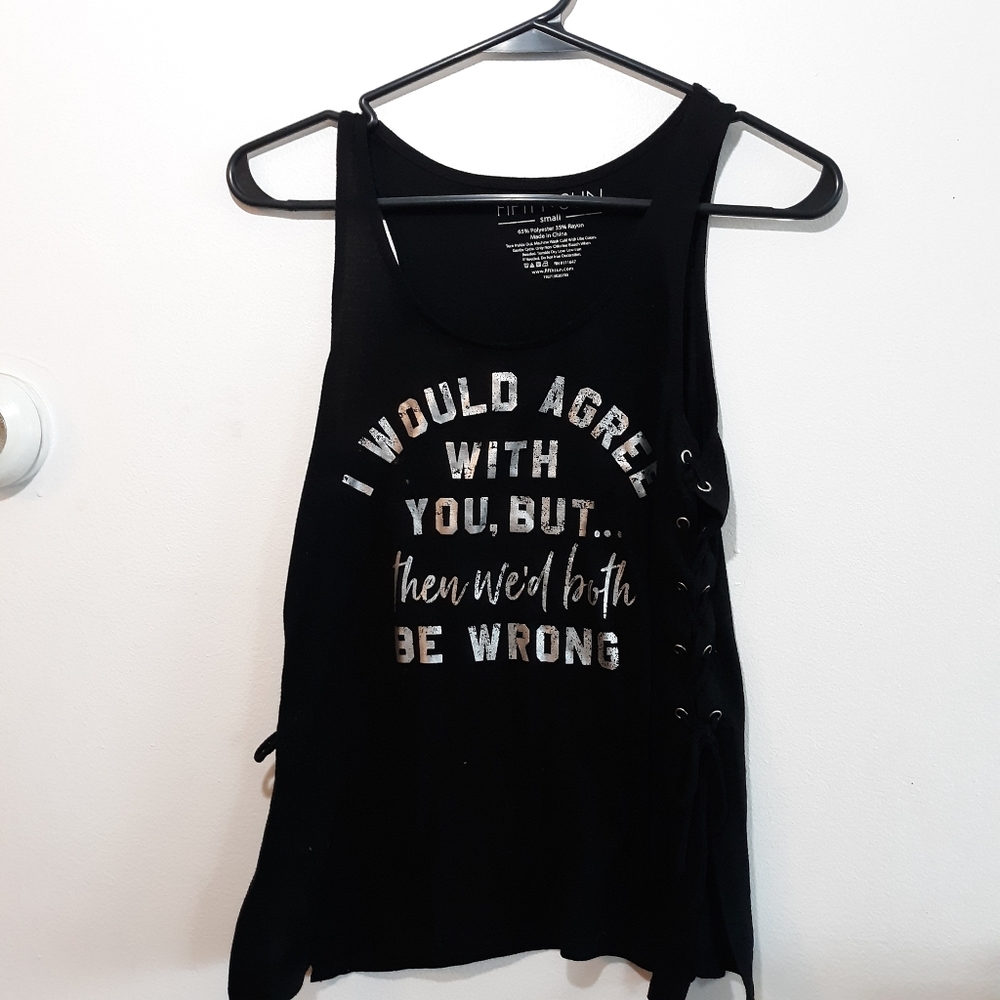 Tied sides tank top